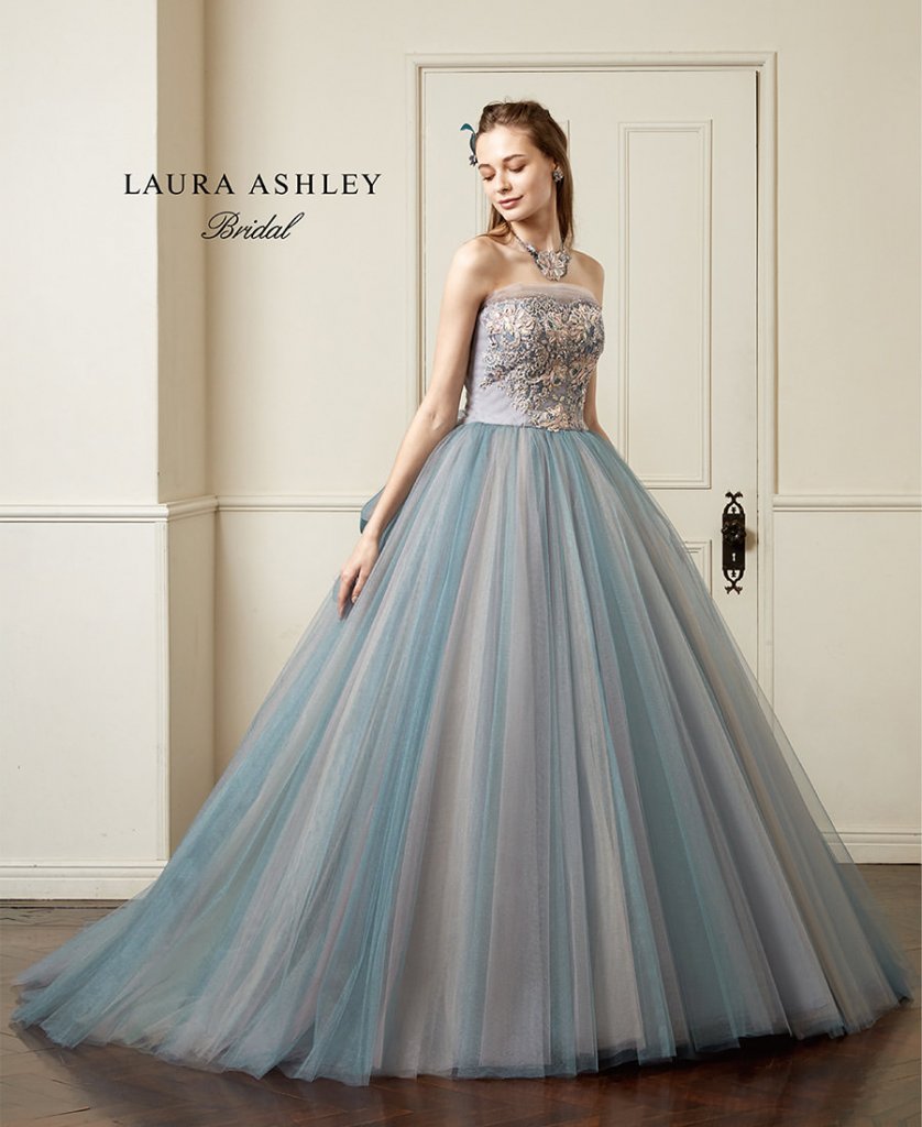 ローラアシュレイ カラードレス LAURA ASHLEY-LAI70-bl（エルフ） (2)